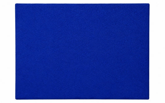 Solid blue color swatch on a white background