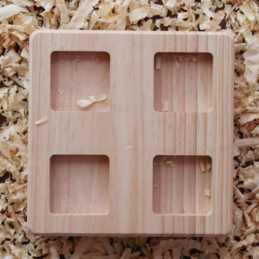 Sustainability is important to us. This product is lightly sanded, made locally from untreated timber that is sourced from sustainable forests.
