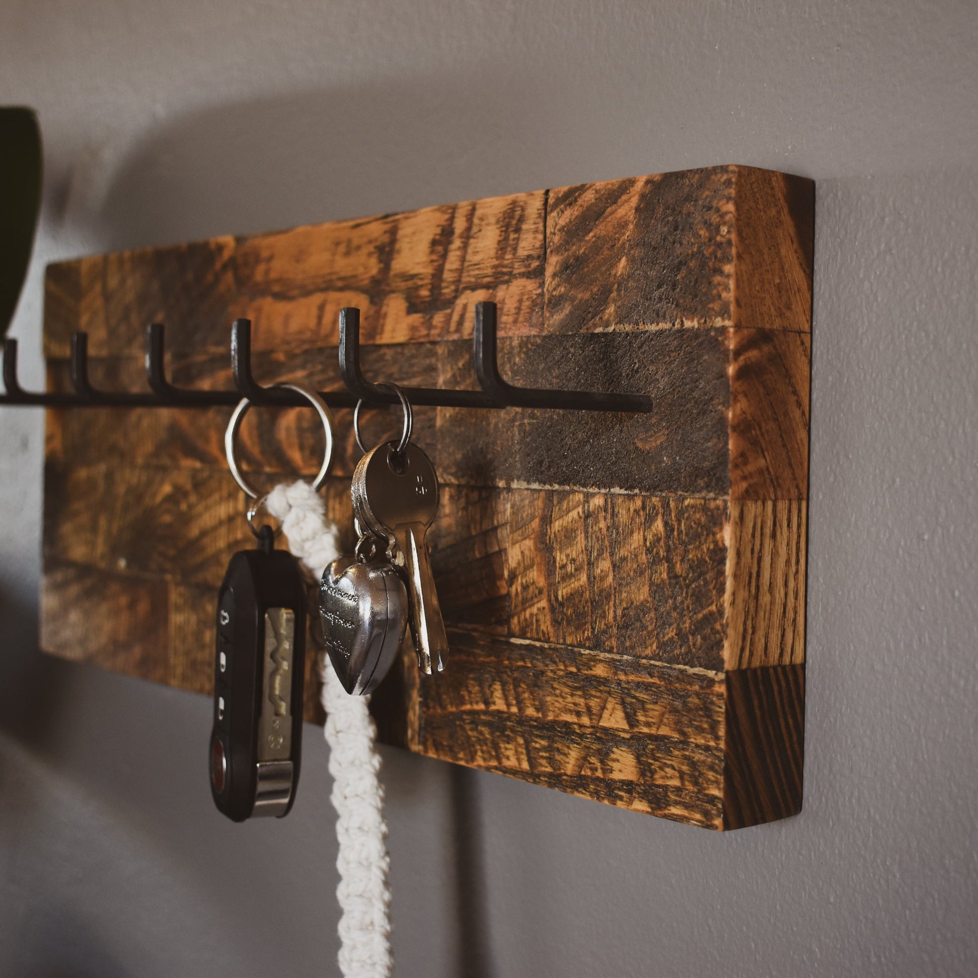 wooden key holder