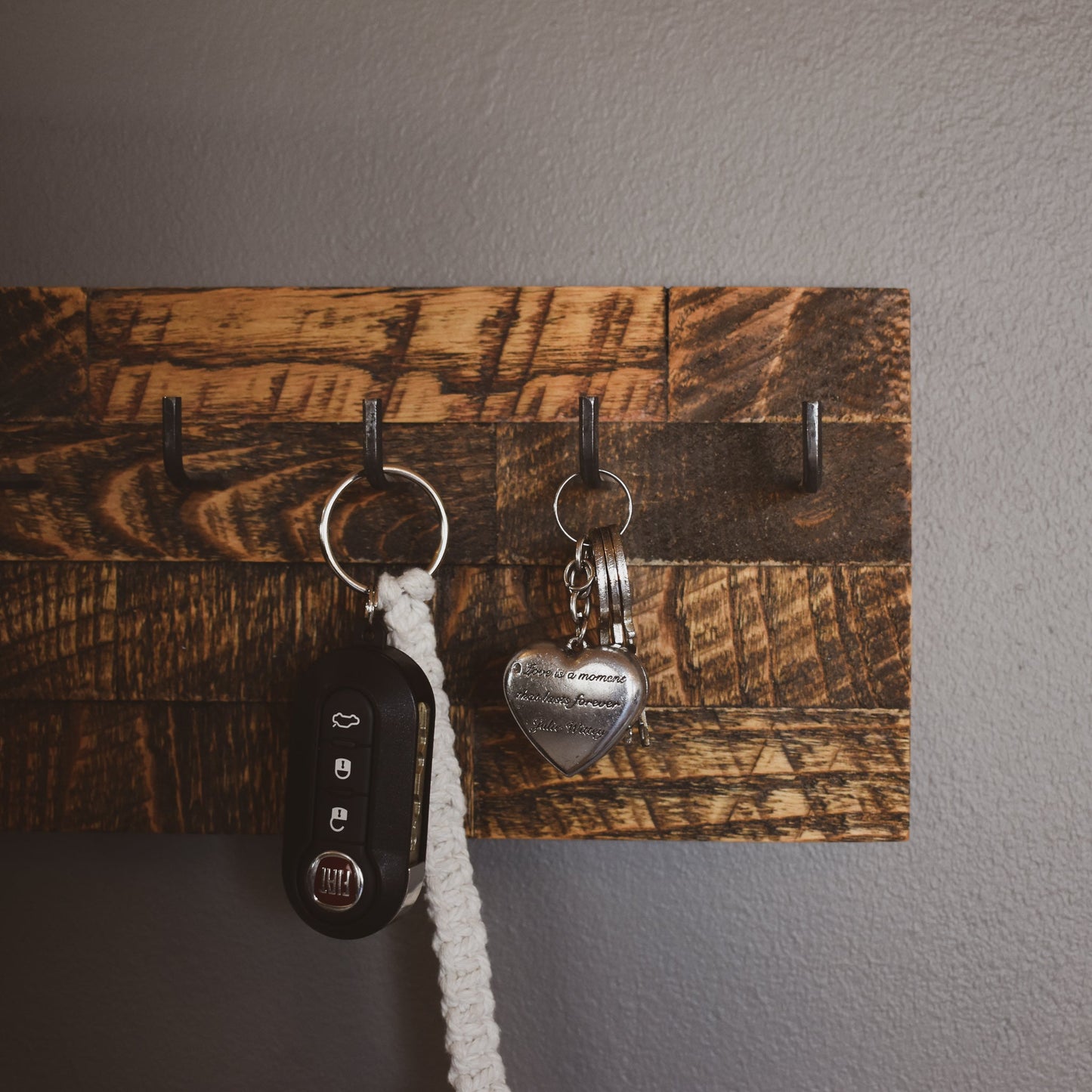 wooden key holder