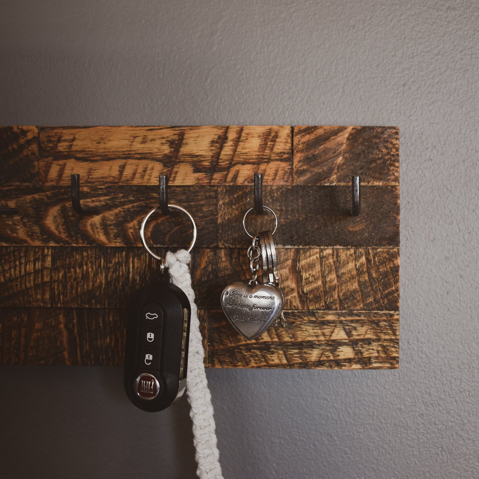 wooden key holder